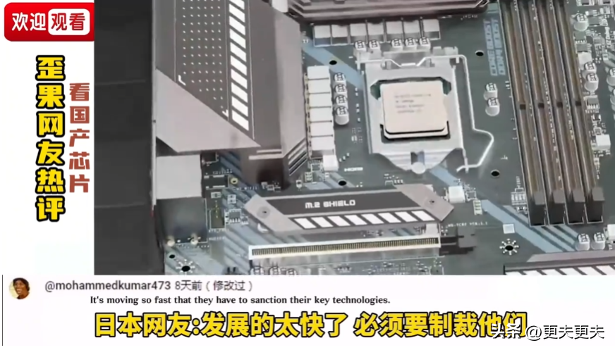 外国网友如何评价国产芯片？韩国网友：若造出来我将喝干太平洋