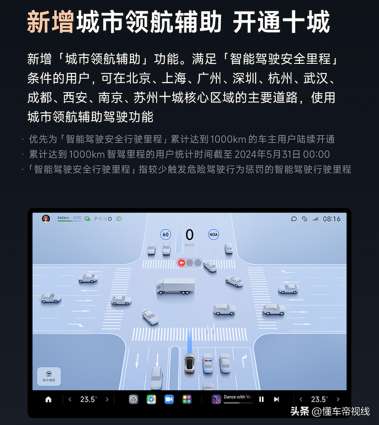 新车 | 城市领航功能上线，小米SU7将于6月6日起推送新版本OTA升级