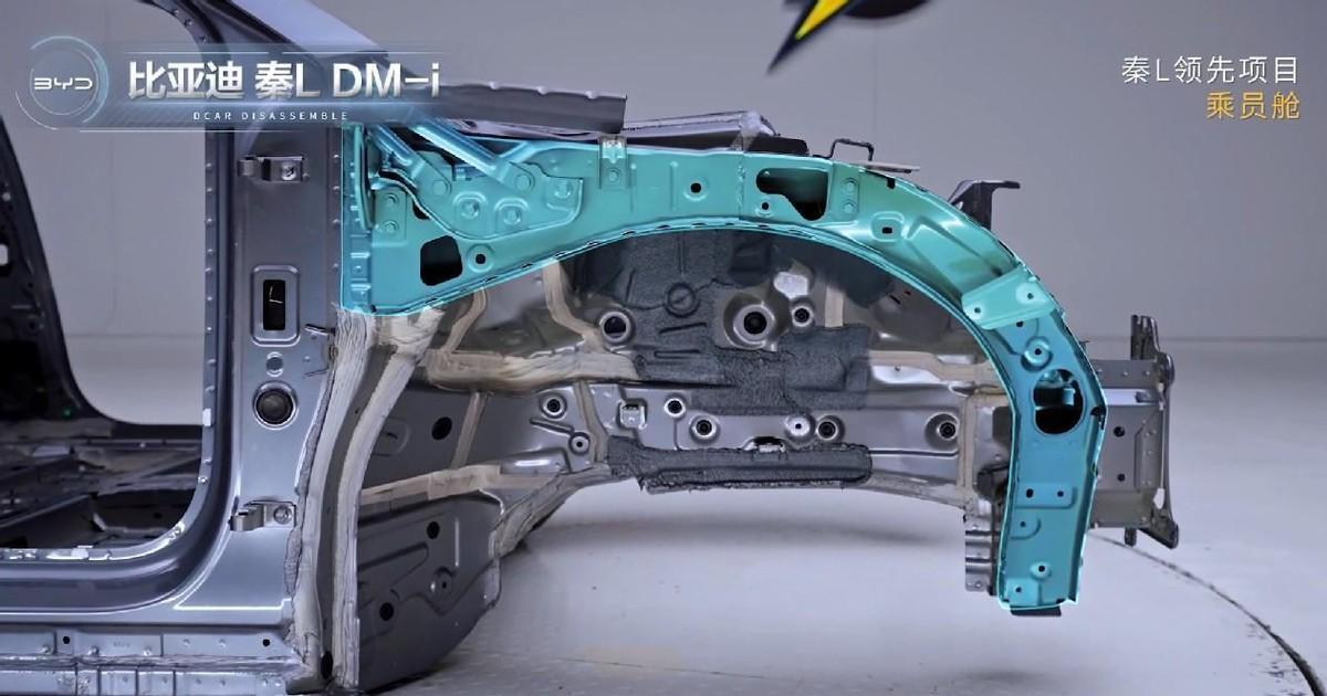 懂车帝拆了比亚迪秦L DM-i、吉利银河L6，低价导致偷工减料了？