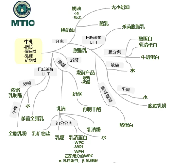 乳制品树和乳品标准知识
