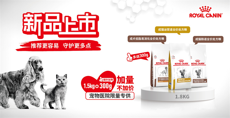 皇家发布三大重磅支持，以专业营养多维赋能宠物诊疗行业升级