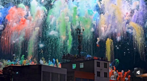 浏阳烟花有自己的神级 live！一起喝好酒梅见青梅酒