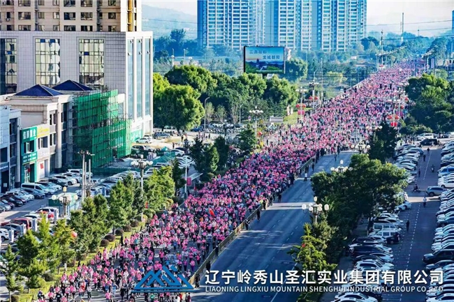 辽宁岭秀山圣汇实业集团助力多个马拉松赛事，领跑健康生活新赛道