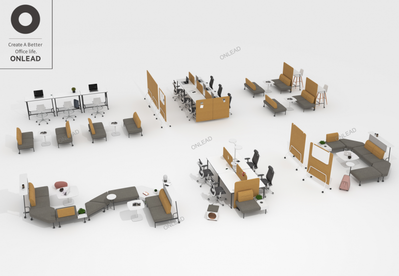 青岛海太欧林办公家具：职员区办公家具选对才能激活团队生产力！