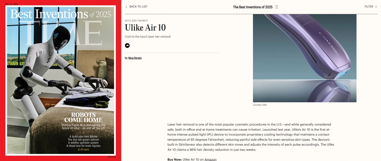 Ulike Pro10入选《时代》年度发明：中国科技出海的里程碑时刻