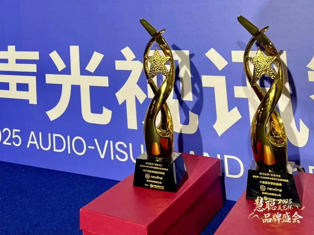 双奖加冕，AI领航！新线科技闪耀2025声光视讯智联大会